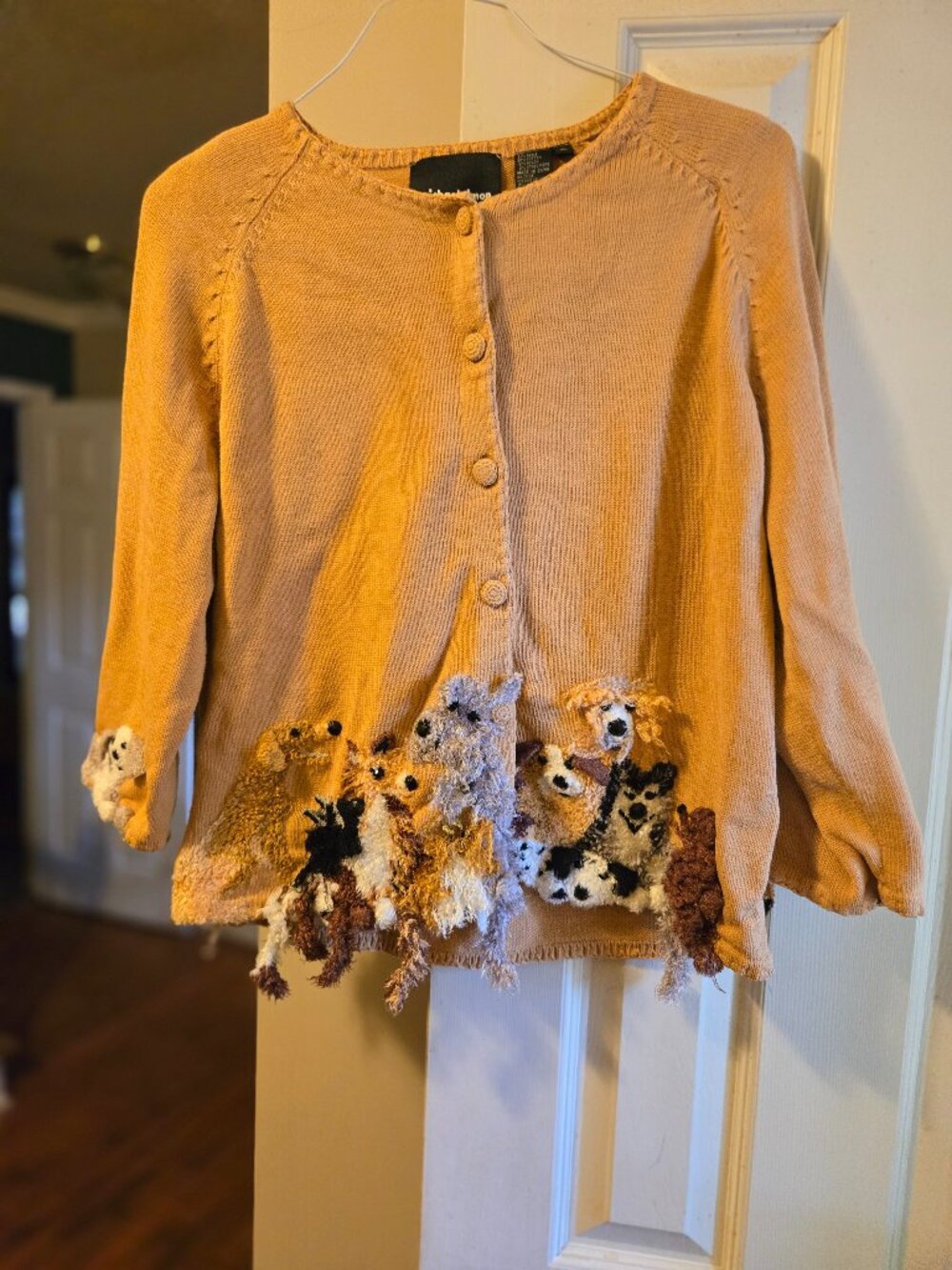 Michael Simon XL vintage dog sweater